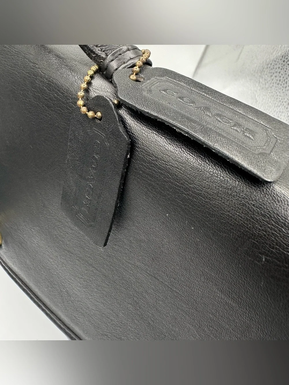 Coach Lexington Briefcase 5265 Black Leather Vintage 2002 Messenger Bag